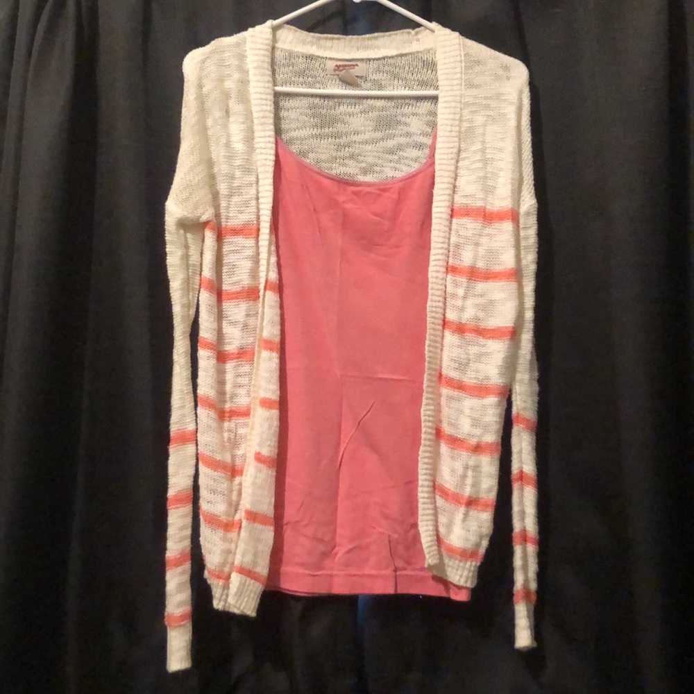 Lightweight striped cardigan 🌸